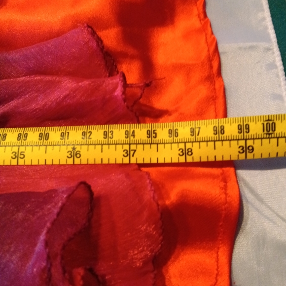 Multi color red gown - Picture 9 of 12